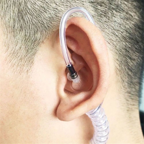 Insert Silicone Earbuds Holder Ear Tips For Walkie Talkie Covert Acoustic Tube - Zdjęcie 6 z 9