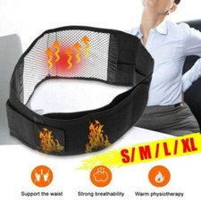 Tourmaline Magnetic Self Heating Waist Back Therapy Wrap Brace Support Belt M-X