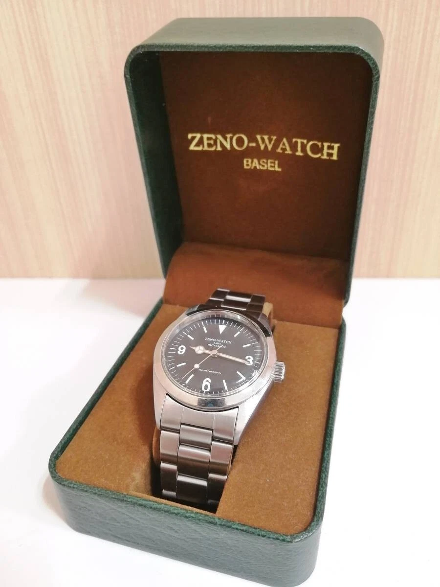 ZENO-WATCH BASEL ZN-001 AUTOMATIC SUPER PRECISION self-winding Box 