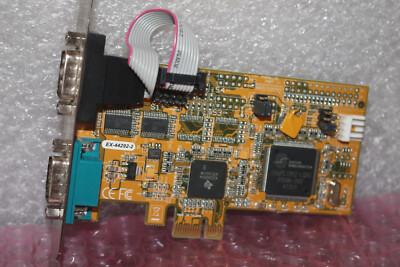 Dual RS232 Serieller Controller Serial Adapter Exsys EX-44292-2 PCI-e X1