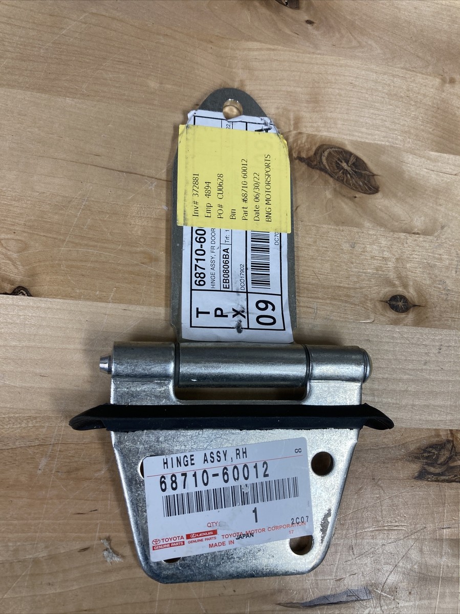 Genuine Toyota Land Cruiser Hinge With Seal 68710-60012 RH New | eBay