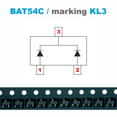 BAT54C DIODES (LITE-ON SEMICONDUCTOR) - Diodo: Commutazione - Foto 8