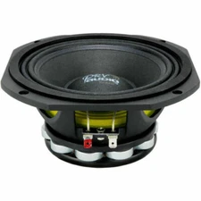 PRV Audio 6MR500NDY4 250W 6 inch Mid-Range Speaker - Black