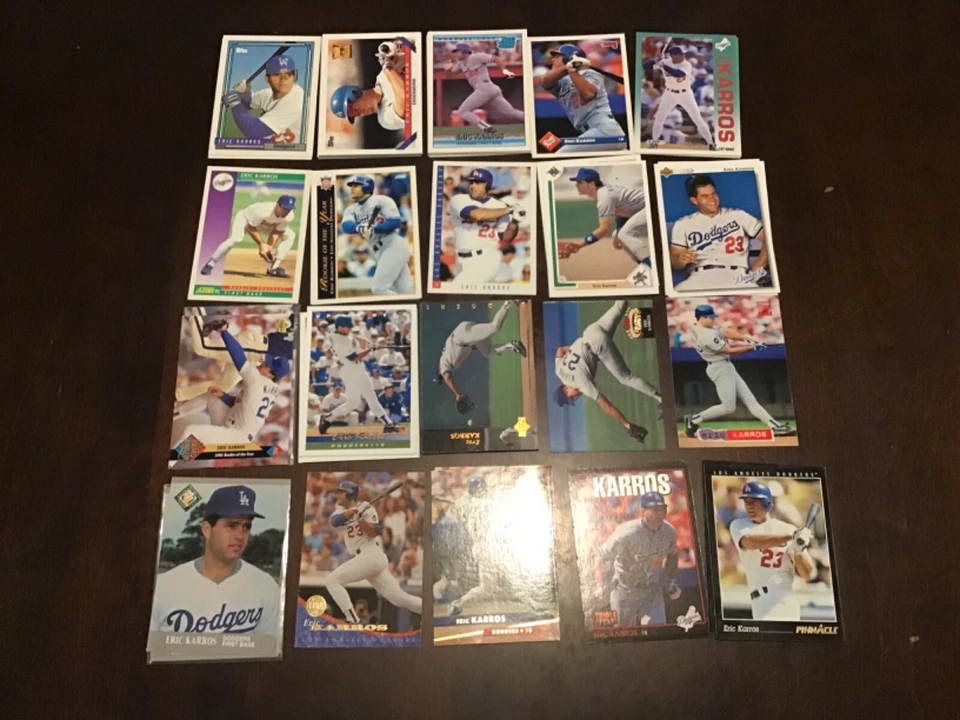 ERIC KARROS Oddball Insert & Regular issue Baseball DODGERS YOU CHOOSE - Image 3 of 4