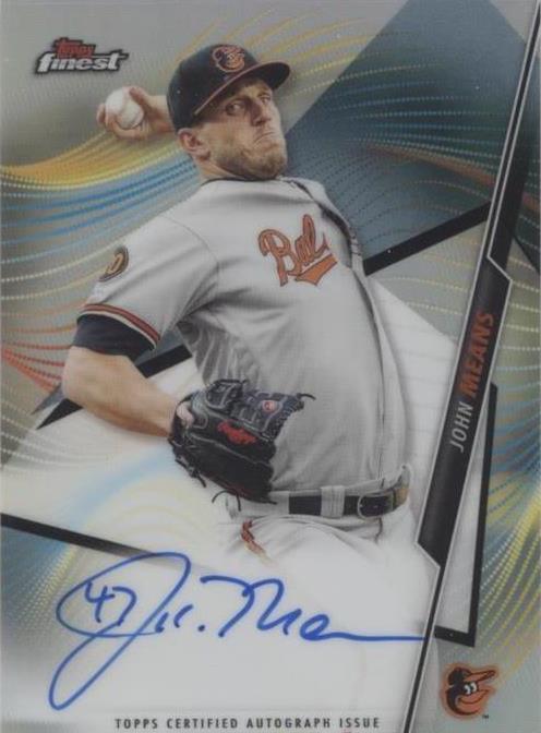 2020 Topps Finest - John Means #FA-JM - 1 of 1