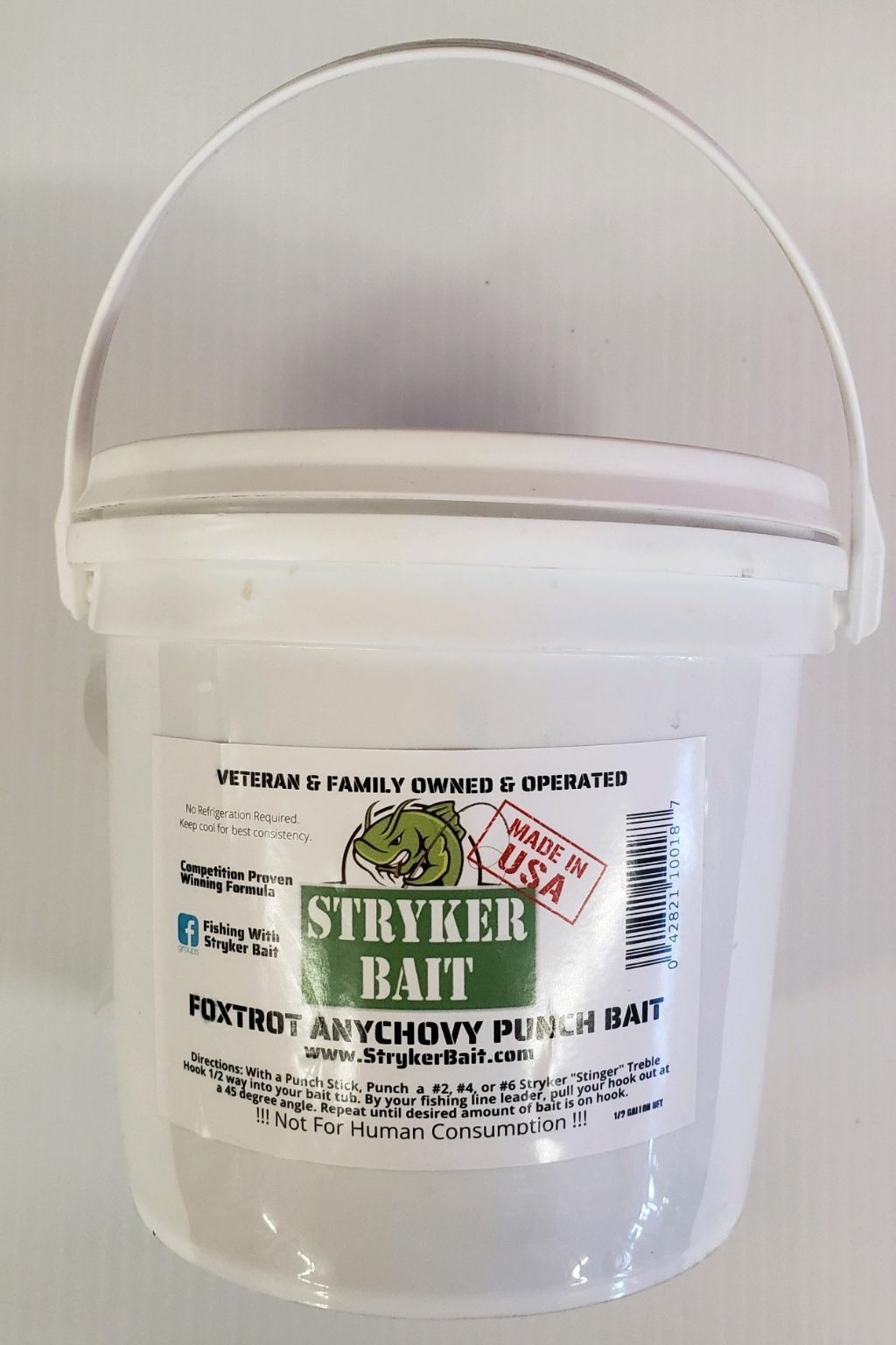 Stryker Bait Foxtrot Anchovy Punch Bait / 1/2 Gallon