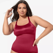 New Ruby Ribbon Ultimate Cami with Convertible Straps Rustic Red 46