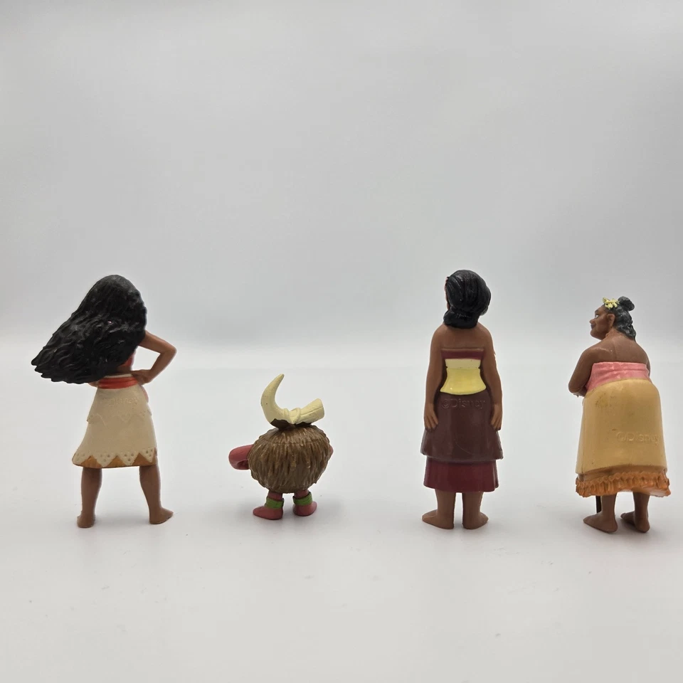 Lote de 4 mini figuras coleccionables Disney Moana adornos para pasteles Foto 3 de 3