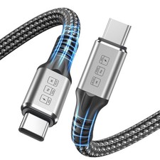 6.6ft Thunderbolt 4 USB-C Cable, 240W Power, 40Gbps Data, 8K, 4K Display