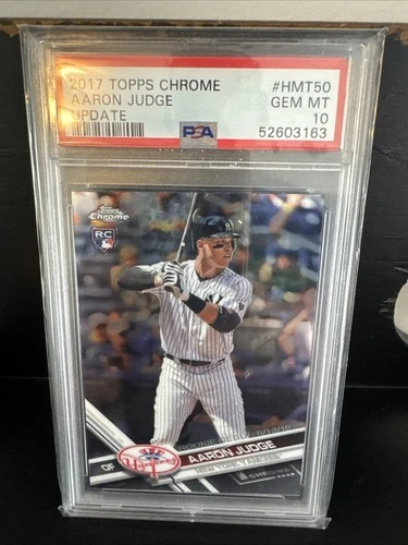 Aaron Judge 2017 Topps Chrome Update #HMT50 Rookie RC PSA 10 *MASONCARDS*