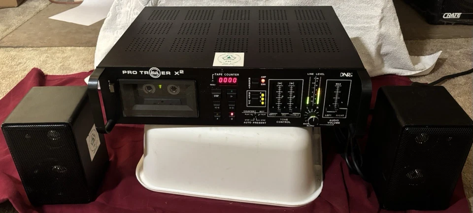 AVL Pro Traveler Public Address System W/Cassette Player, 2 Speakers, 2 Mics. - Image 2 of 4
