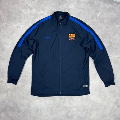 Nike FC Barcelona Football Nylon Track Suit Size L Blue 2016-17