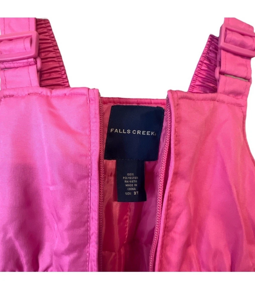 Traje de esquí y nieve aislado Falls Creek para niños pequeños - rosa talla 3T Foto 2 de 4