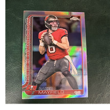 Topps Chrome Baker Mayfield Refractor Tampa Bay Buccaneers Football #281 2025