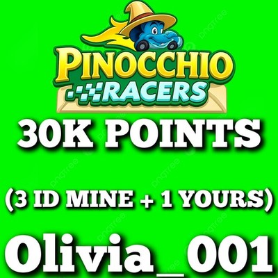 30K POINTS On Each Race (Total 90k) :- Mono_Poly_Go PINOCCHIO RACERS EVENT