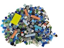 Bruchmosaik 3 kg Glas Glas bunt Glasscherben bunt Mix DIY Basteln Mosaik