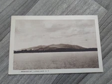 Vintage Seward Mt Long Lake NY Postcard Landscape 1930 Mountain