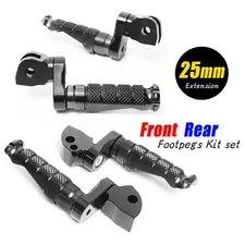 1 inch Extended Front Rear Footrests R-FIGHT For GSX-S750 17 18 19 20 21 22