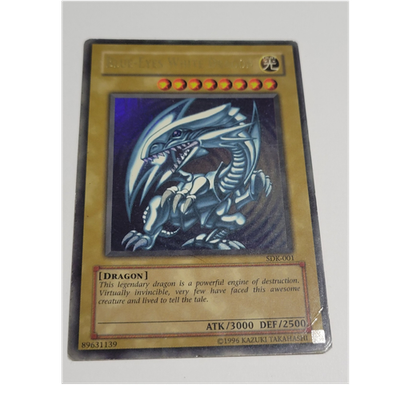 #ad Konami Yu Gi Oh Blue Eyes White Dragon SDK 001 Ultra Rare Holo UNL EN 3000 2500 $75.00