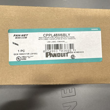 Panduit Pan-Net Mini-Com CPPL48M6BLY Cat5e RJ-45 48-Port 2U 19in Panel