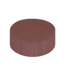 25Pcs 4 Inch Hook and Loop Sanding Disc 180 Grits Flocking Sandpaper Brown
