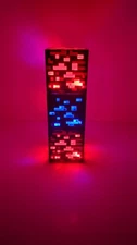 ThinkGeek Minecraft Light up Cube Diamond Ore Red & Blue Night light Lot of 3