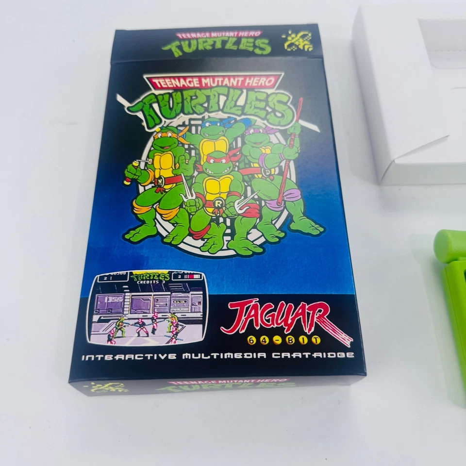 TMHT Teenage Mutant Hero Turtles Atari Jaguar Cartridge Boxed Very Rare TMNT - Image 2 of 4