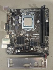 ASRock H81M-VG4 Socket LGA1150 Micro-ATX Motherboard with I/O Shield CPU I3 3.7