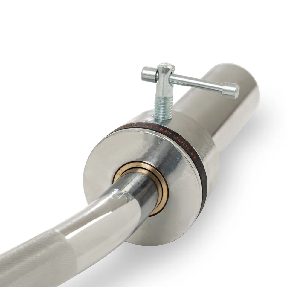 Sunny Health & Fitness 48” Super Curl Olympic Barbell Bar - SF-OB03-48 Foto 3 de 4