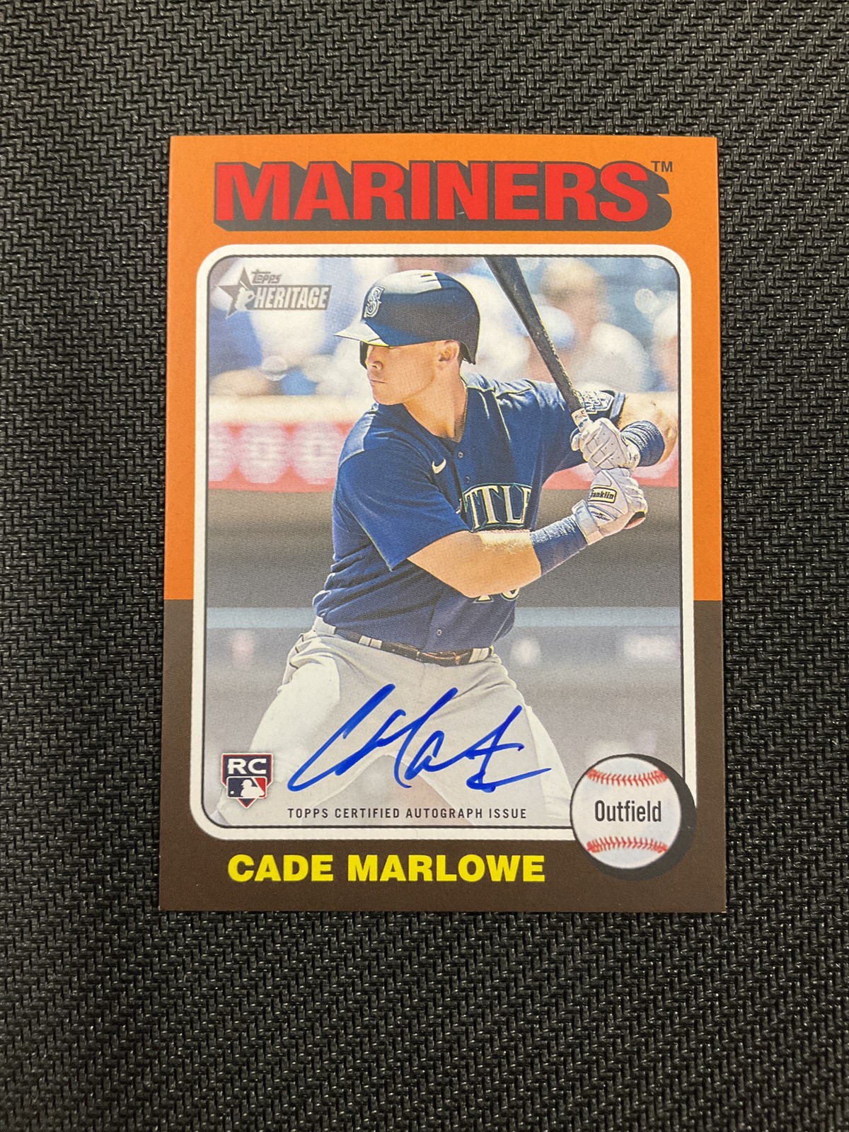 2024 Topps Heritage #ROACMA Cade Marlowe Real One Autograph High Number