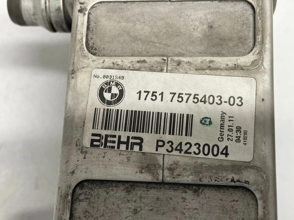 Intercooler turbocompresor lado izquierdo BMW F10 550i X6 650i 08-19 4,4 L N63 OEM Foto 4 de 4