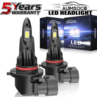 For Honda Insight 2010-2014 High Beam 2x LED Headlight Bulbs 9005/HB3 Replace
