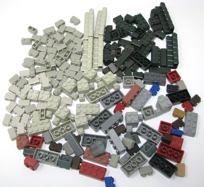 Lot Mega Bloks Parts 2x4 2x2 1x2 Mixed Colors Building Blocks Castle Bricks