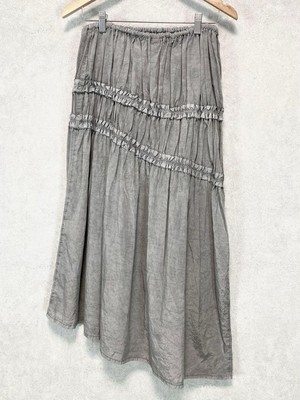 スカート Y's PIGMENT DYED WRINKLED LAWN SKIRT 1 Y'S Pigment Dyed Wrinkled Lawn Skirt 1 | eBay