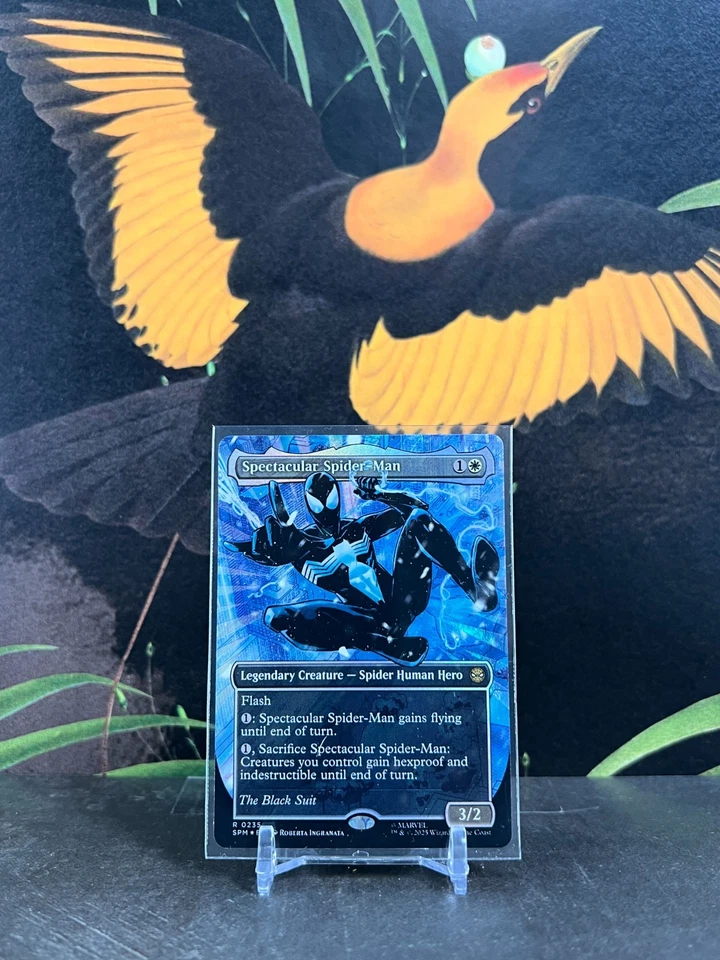 Spectacular Spider-Man (0235) (Borderless) (Textured Foil) Marvel's Spider-Man - Image 3 of 4