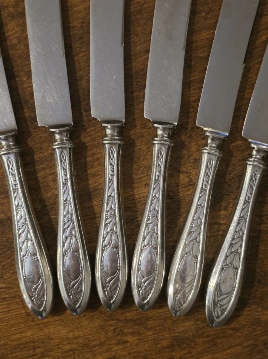 Alvin 1900-1940 Antique US Silver-Plated Flatware Flatware-Knives