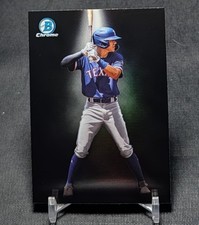 Anthony Gutierrez Spotlight Chrome Rookie 2023 Bowman Card #BS-19 Texas Rangers. rookie card picture