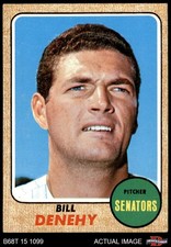 1968 Topps #526 Bill Denehy Senators 5 - EX
