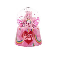 Care Bears Cheer Bear Mini Light-Up Snow Globe | 3 Inches Tall