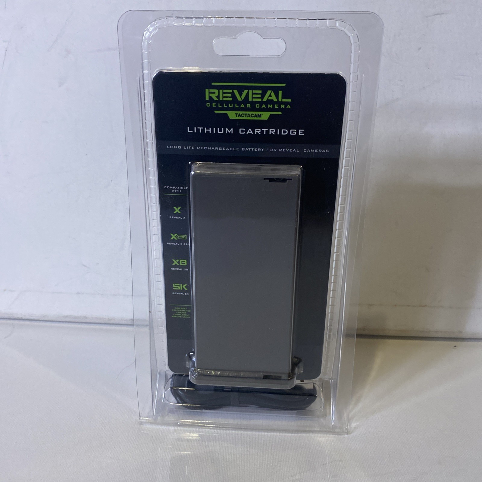 Reveal Tactacam Lithium Cartridge Replacement Battery BAT-LBC-R New