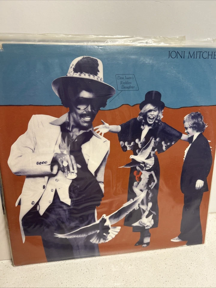 Joni Mitchell Set of 4 Vinyl Albums LP Clouds Reckless Mingus Original Blue - Image 3 of 4