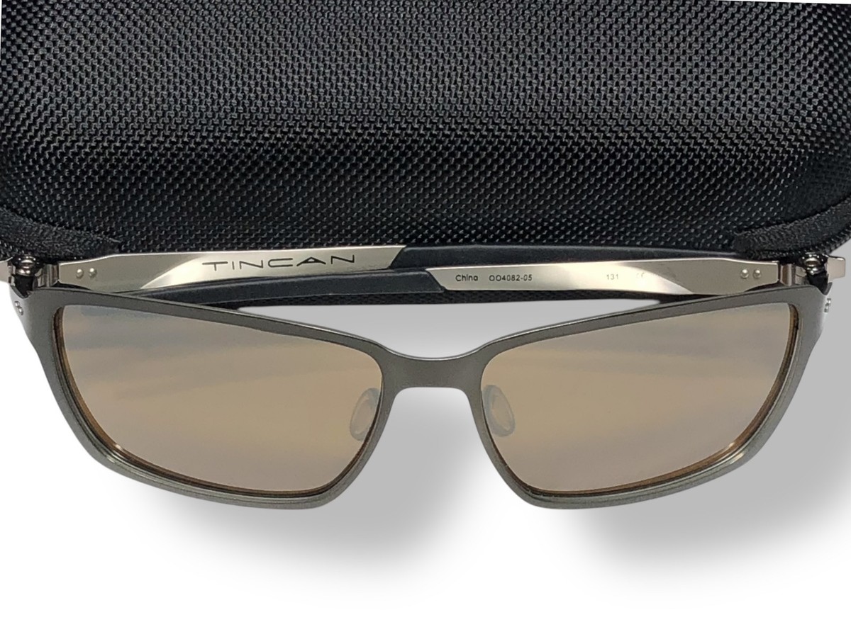 Oakley Tincan OO4082 05 Tungsten Iridium Polarized 58-15mm RARE