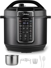 Olla a presión eléctrica 12 en 1, 8 cuartos de galón, 12 presets, programa multifuncional