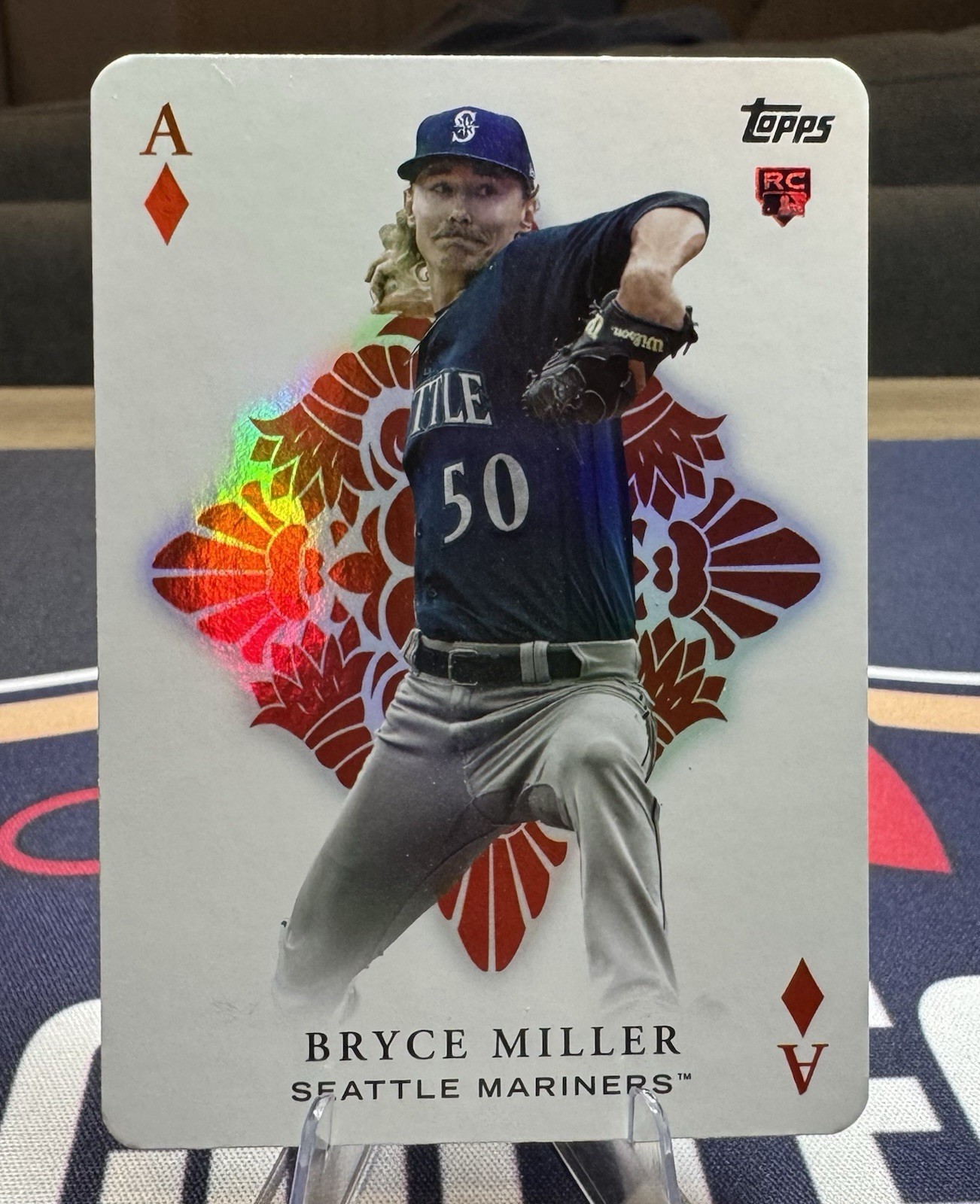 2023 Topps Update - #AA-67 Bryce Miller (RC) All Aces Blue Parallel SP - M’s
