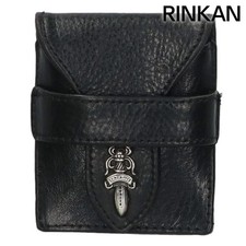 Chrome Hearts Dagger Charm Leather Condoms Case Men's Used 622808d16af713376e643