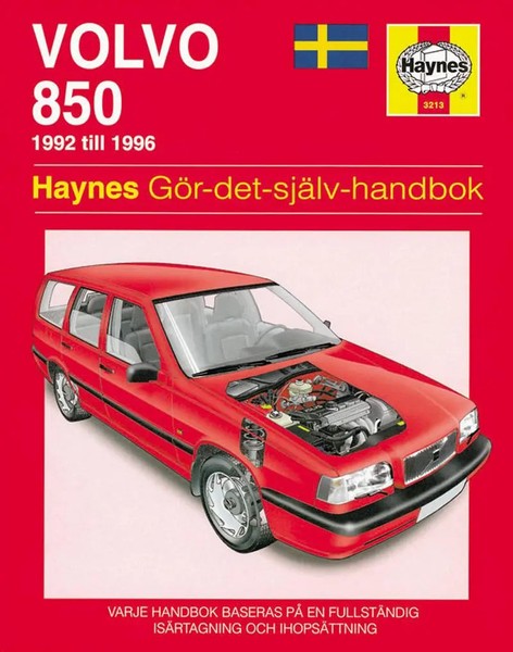 Haynes Publishing | Volvo 850 (1992 -1996) Haynes Repair Manual (Svenske Utgava)-image