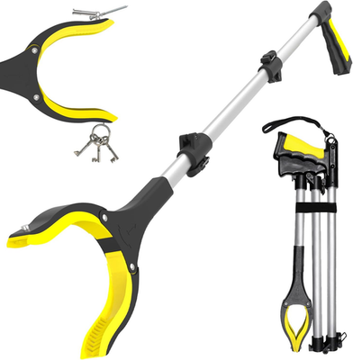 #ad 38quot; Extra Long Grabber Tool with 360°Rotating Anti Slip Jaw， Lightweight Reachin $15.85