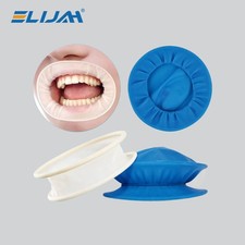 10 Pcs Disposable Dental Mouth Opener Sterile Rubber Dam Cheek Retractor O Shape
