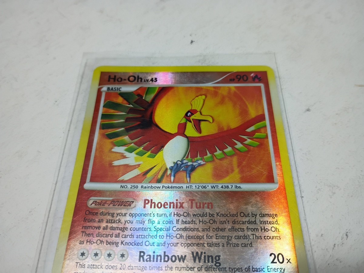Ho-Oh 10/132 - Secret Wonders - Reverse Holo Pokemon Card - LP