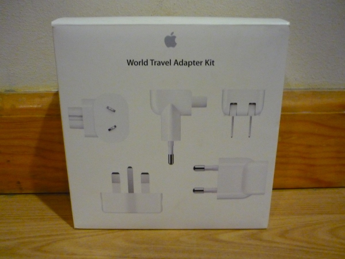 Apple MD837AM/A World Travel Adapter Kit - White for sale online
